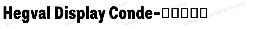 Hegval Display Conde字体转换